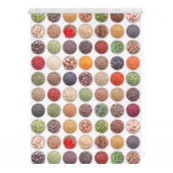 Lichtblick Store occultant sans perçage Épices - Polyester - Multicolore / Blanc - 45 x 150 cm