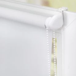 Lichtblick Store occultant sans perçage Galets - Polyester - Blanc / Gris - 45 x 150 cm -Équipements de jardin Soldes 1000268014 210528 14311600802 DETAILS P000000001000268014