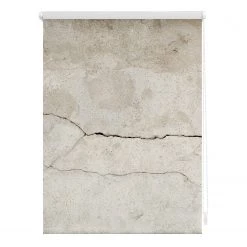 Lichtblick Store occultant sans perçage Béton - Polyester - Gris - 60 x 150 cm