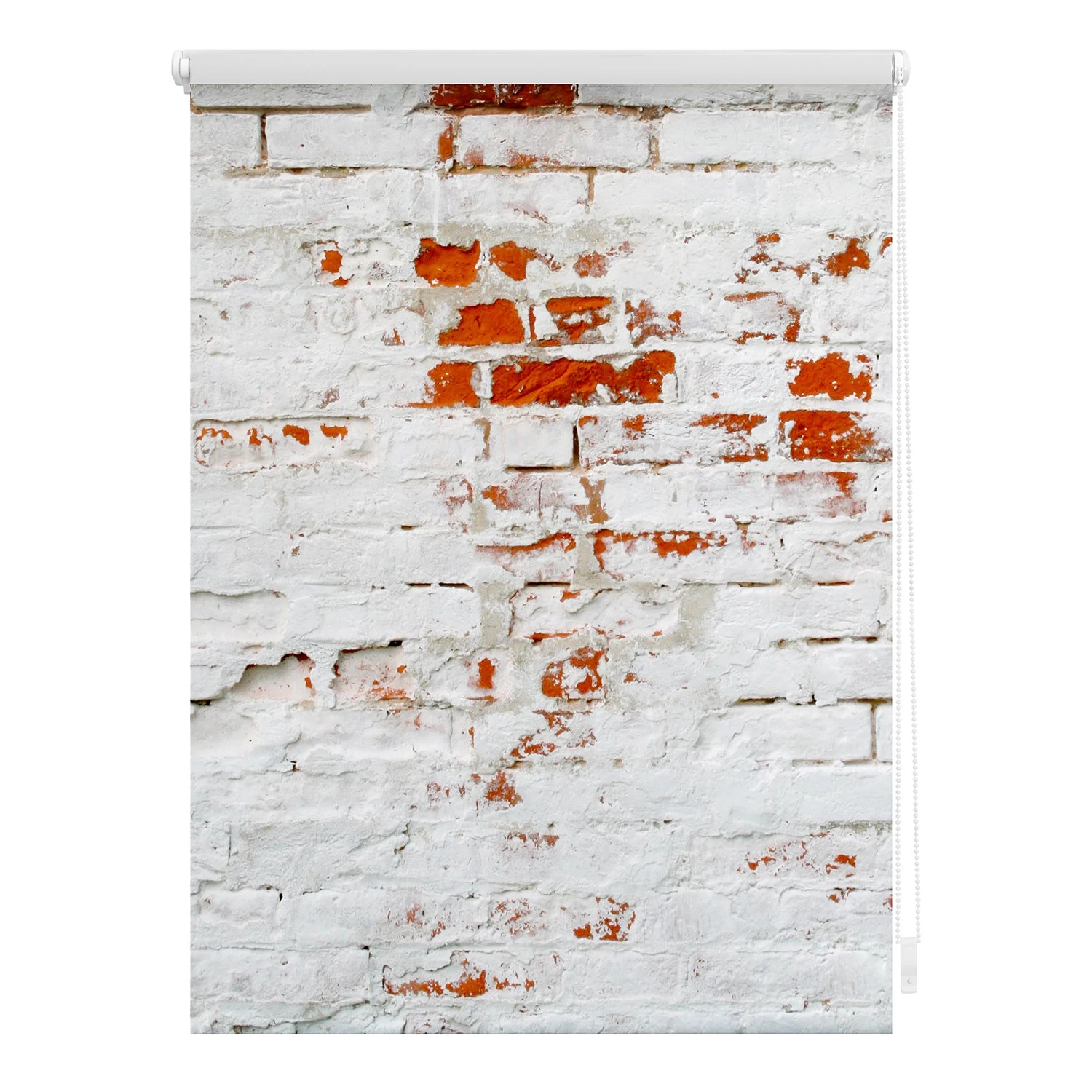 Lichtblick Store occultant sans perçage Mur - Polyester - Blanc / Rouge - 90 x 150 cm 1 Lichtblick Store occultant sans perçage Mur - Polyester - Blanc / Rouge - 90 x 150 cm