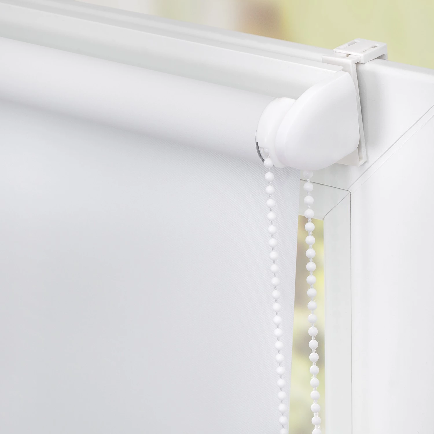 Lichtblick Store occultant sans perçage Mur - Polyester - Blanc / Rouge - 90 x 150 cm 4 Lichtblick Store occultant sans perçage Mur - Polyester - Blanc / Rouge - 90 x 150 cm – Image 4