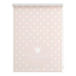 Lichtblick Store occultant Princesse Lilly - Polyester - Rose - 120 x 150 cm