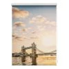 Lichtblick Store enrouleur sans perçage Towerbridge - Polyester - Rouge / Blanc - 45 x 150 cm