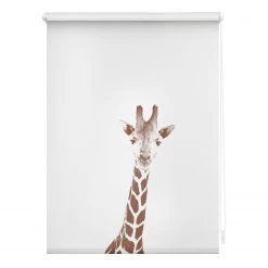 Lichtblick Store enrouleur sans perçage Girafe - Polyester - Marron - 45 x 150 cm
