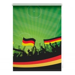 Lichtblick Store enrouleur Drapeau allemand - Polyester - Vert - 60 x 150 cm