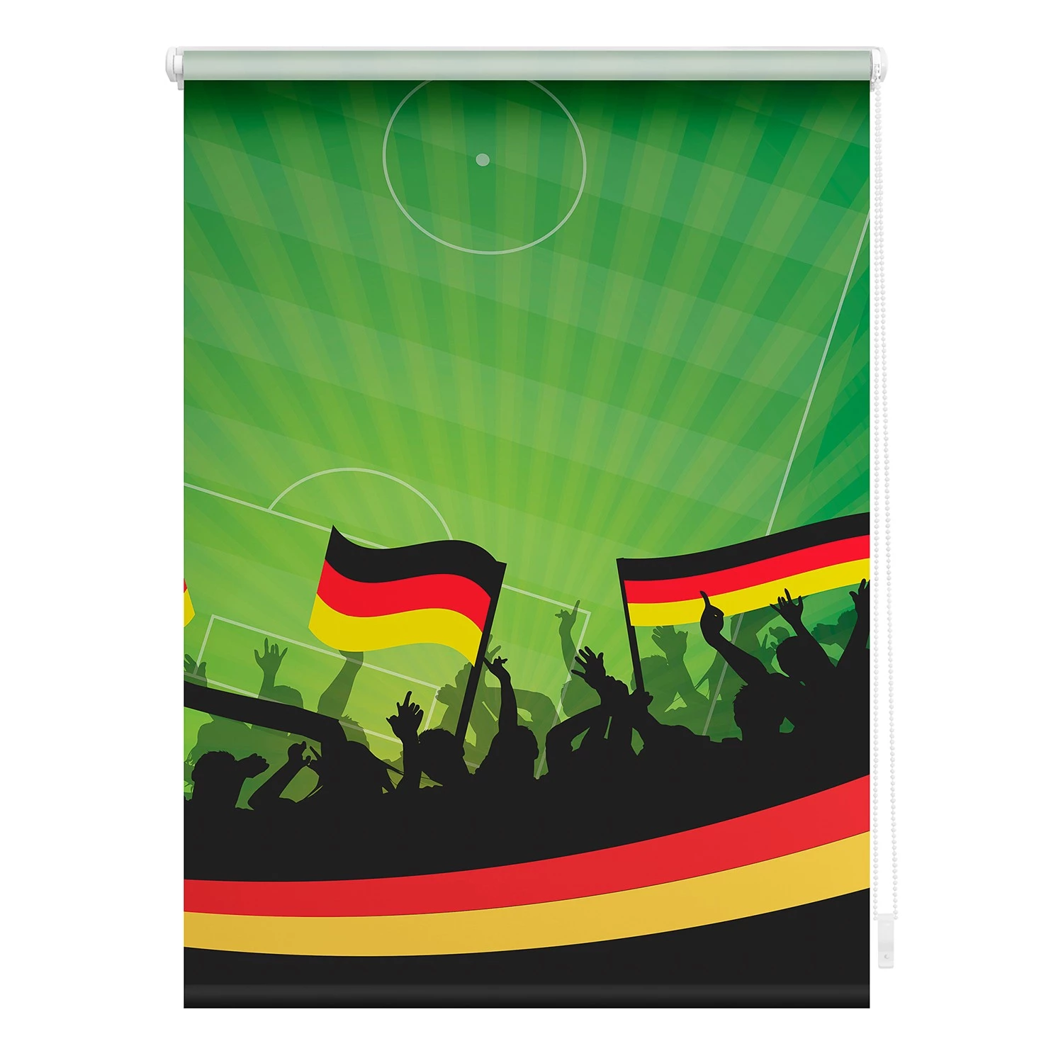 Lichtblick Store enrouleur Drapeau allemand - Polyester - Vert - 60 x 150 cm 1 Lichtblick Store enrouleur Drapeau allemand - Polyester - Vert - 60 x 150 cm