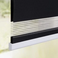 Lichtblick Store enrouleur double sans fil - Polyester - Anthracite - 45 x 150 cm 9 Lichtblick Store enrouleur double sans fil - Polyester - Anthracite - 45 x 150 cm -Équipements de jardin Soldes 1000269235 210728 17362404251 DETAILS P000000001000269235