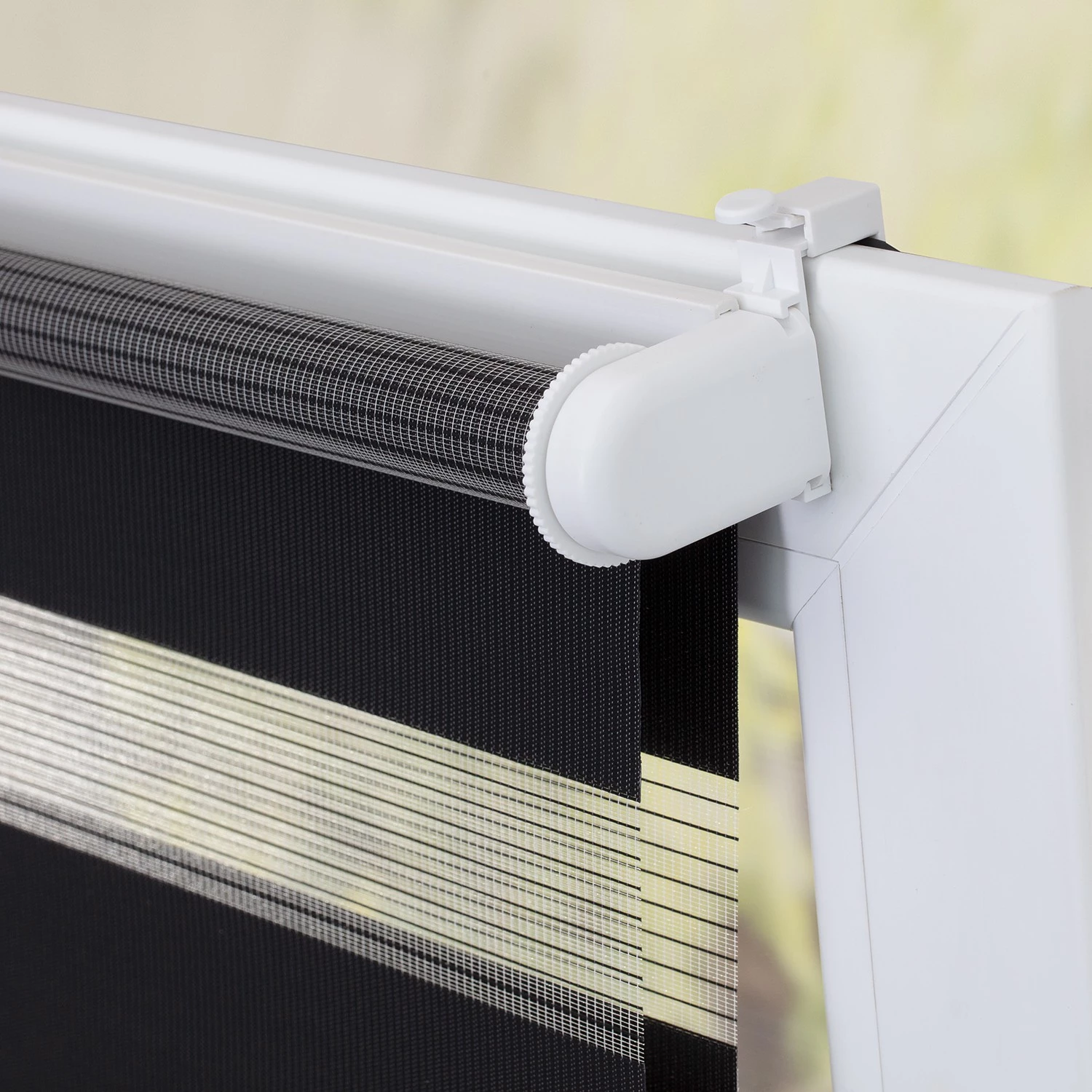 Lichtblick Store enrouleur double sans fil - Polyester - Anthracite - 45 x 150 cm 2 Lichtblick Store enrouleur double sans fil - Polyester - Anthracite - 45 x 150 cm – Image 2