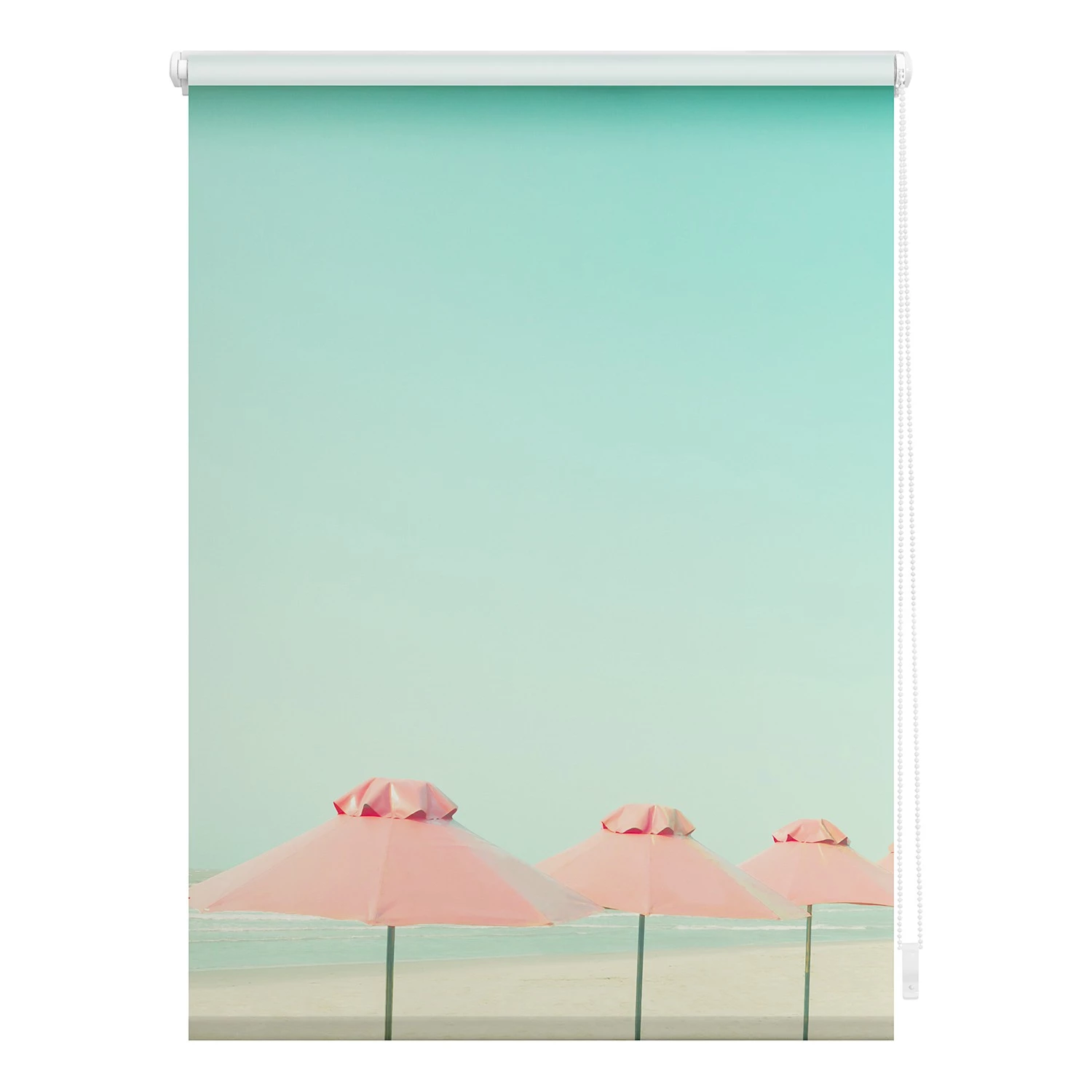 Lichtblick Store enrouleur sans perçage Parasol - Polyester - Turquoise/ Rose - 80 x 150 cm 1 Lichtblick Store enrouleur sans perçage Parasol - Polyester - Turquoise/ Rose - 80 x 150 cm