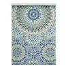 Lichtblick Store enrouleur sans perçage Oriental - Polyester - Bleu / Vert - 45 x 150 cm