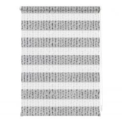 Lichtblick Store enrouleur double Tricot - Polyester - Blanc - 70 x 150 cm