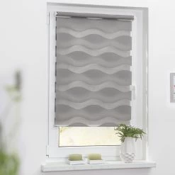 Lichtblick Store enrouleur double Vague - Polyester - Gris - 80 x 220 cm 12 Lichtblick Store enrouleur double Vague - Polyester - Gris - 80 x 220 cm -Équipements de jardin Soldes 1000269423 210728 17301603840 MOOD DETAILS P000000001000269423 mood