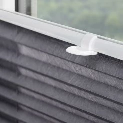 Lichtblick Store plissé sans perçage Colby - Polyester - Gris -Équipements de jardin Soldes 1000275871 210728 16401200528 DETAILS P000000001000275871