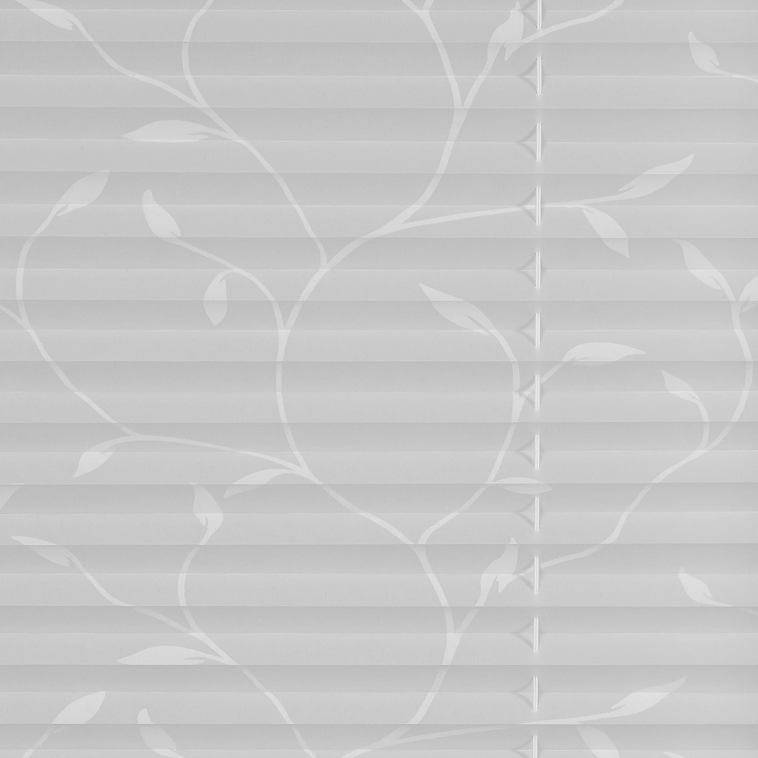 Lichtblick Store plissé sans perçage Plante - Polyester - Blanc / Vert plante - 120 x 130 cm 2 Lichtblick Store plissé sans perçage Plante - Polyester - Blanc / Vert plante - 120 x 130 cm – Image 2