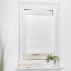 Lichtblick Store plissé sans perçage Plante - Polyester - Blanc / Vert plante - 120 x 130 cm 9 Lichtblick Store plissé sans perçage Plante - Polyester - Blanc / Vert plante - 120 x 130 cm -Équipements de jardin Soldes 1000275905 210728 17384504409 MOOD DETAILS P000000001000275905 mood