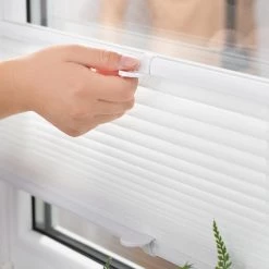 Lichtblick Store plissé sans perçage Plante - Polyester - Blanc / Vert plante - 120 x 130 cm 11 Lichtblick Store plissé sans perçage Plante - Polyester - Blanc / Vert plante - 120 x 130 cm -Équipements de jardin Soldes 1000275905 210728 17385704423 DETAILS P000000001000275905