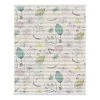 Lichtblick Store plissé sans perçage Boho Garden - Polyester - Multicolore - 45 x 130 cm