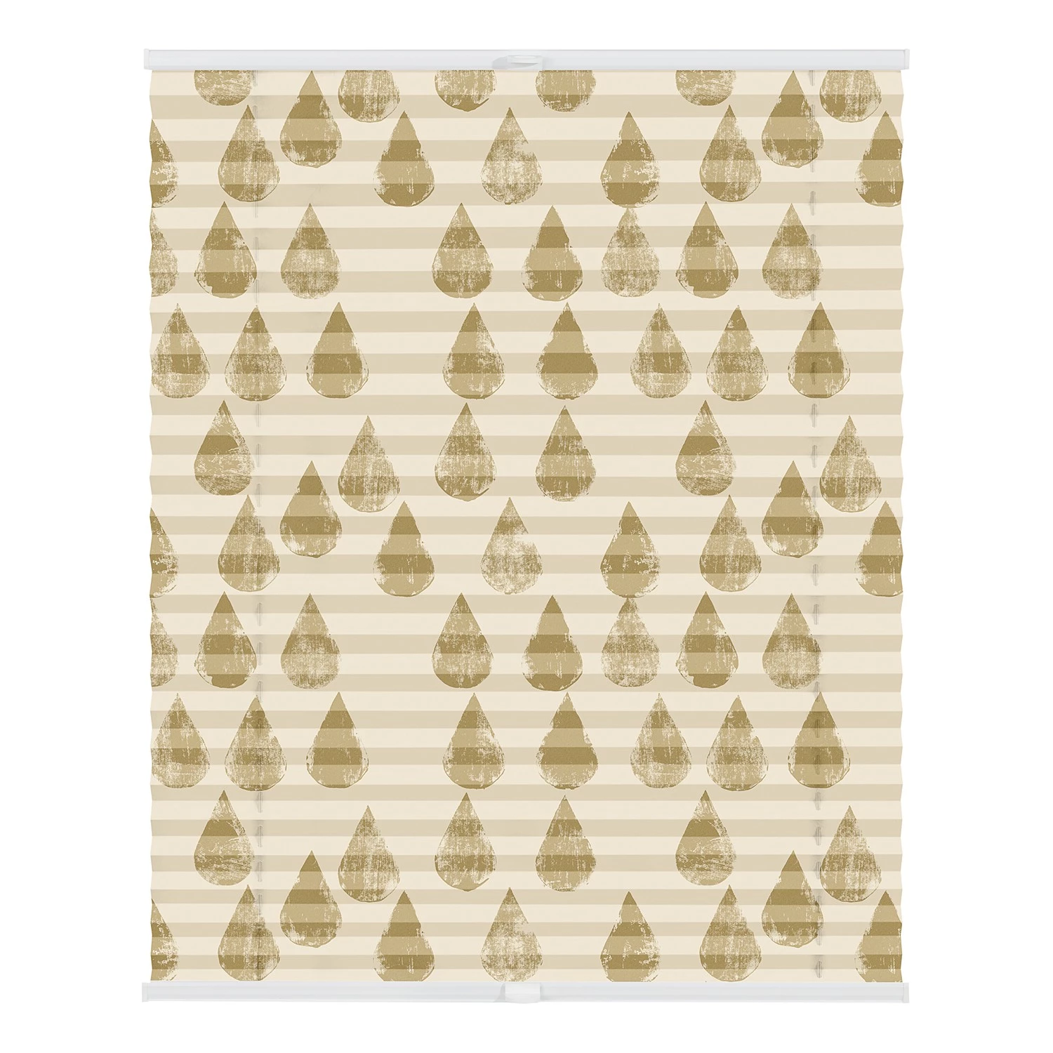 Lichtblick Store plissé sans perçage Golden Drops - Polyester - Doré - 80 x 130 cm 1 Lichtblick Store plissé sans perçage Golden Drops - Polyester - Doré - 80 x 130 cm