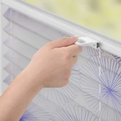 Lichtblick Store plissé sans perçage Flower Wheel - Polyester - Bleu - 100 x 130 cm -Équipements de jardin Soldes 1000276002 210728 16415400639 DETAILS P000000001000276002