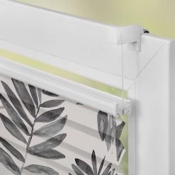 Lichtblick Store plissé sans perçage Aqua Floral - Polyester - Noir - 100 x 130 cm -Équipements de jardin Soldes 1000276004 210728 16421500662 DETAILS P000000001000276004