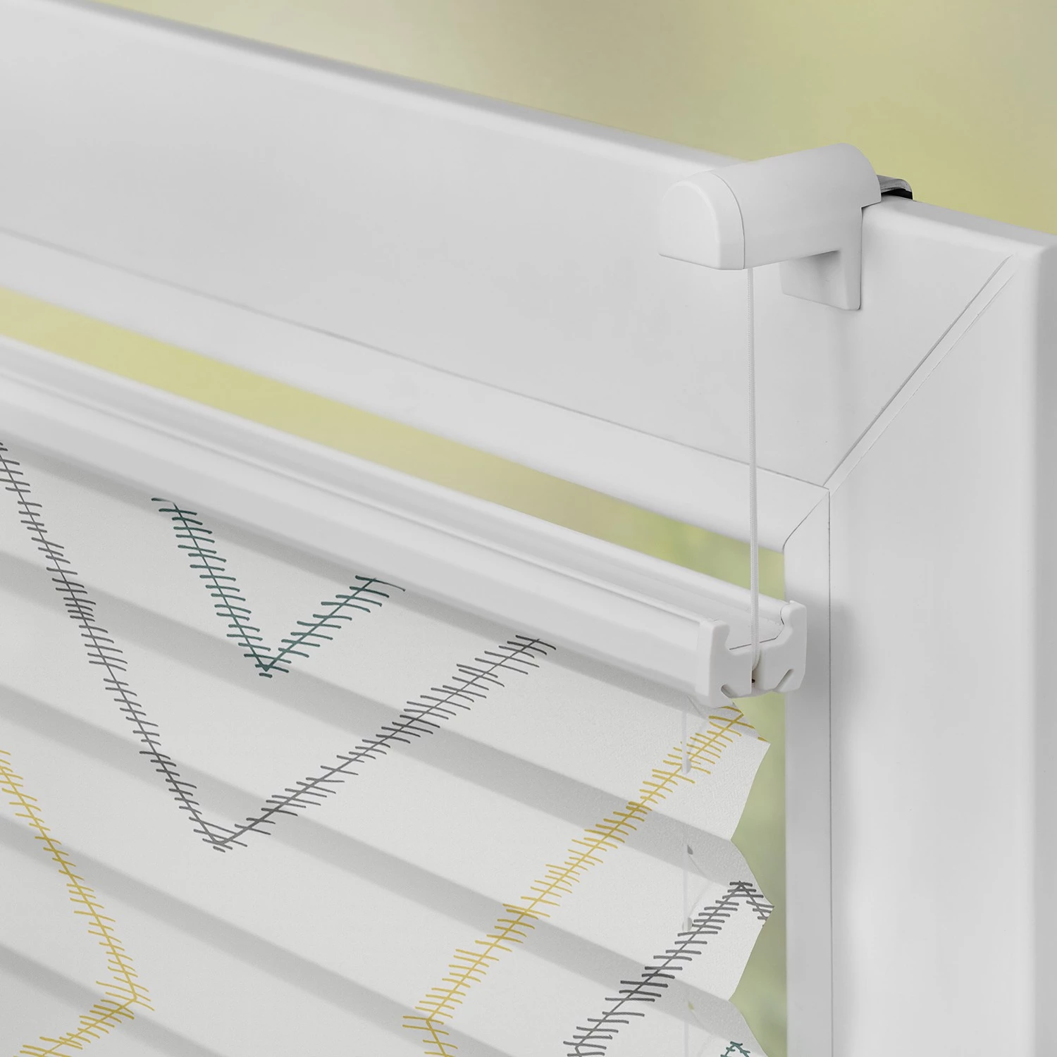 Lichtblick Store plissé sans perçage Boho Rectangle - Polyester - Beige - 100 x 130 cm 4 Lichtblick Store plissé sans perçage Boho Rectangle - Polyester - Beige - 100 x 130 cm – Image 4