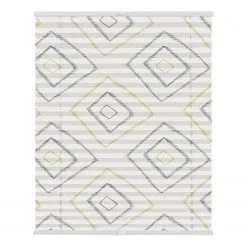 Lichtblick Store plissé sans perçage Boho Rectangle - Polyester - Beige - 100 x 130 cm
