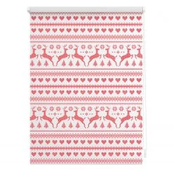 Lichtblick Store enrouleur Rennes - Polyester - Rouge / Blanc - 45 x 150 cm