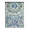 Lichtblick Store enrouleur Oriental - Polyester - Bleu / Vert - 60 x 150 cm