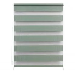 Lichtblick Store enrouleur sans perçage III - Polyester - Vert menthe - 80 x 150 cm