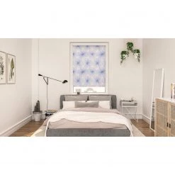 Lichtblick Store enrouleur Flower Wheel - Polyester - Bleu - 45 x 150 cm -Équipements de jardin Soldes 1000280947 210728 17150602837 MOOD DETAILS P000000001000280947 mood