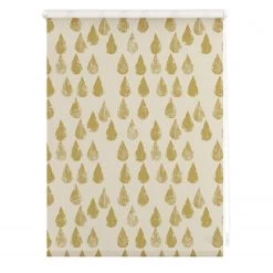 Lichtblick Store enrouleur Golden Drops - Polyester - Doré - 60 x 150 cm