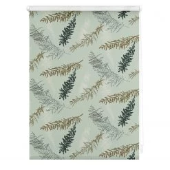 Lichtblick Store enrouleur Fir Branches - Polyester - Vert - 60 x 150 cm