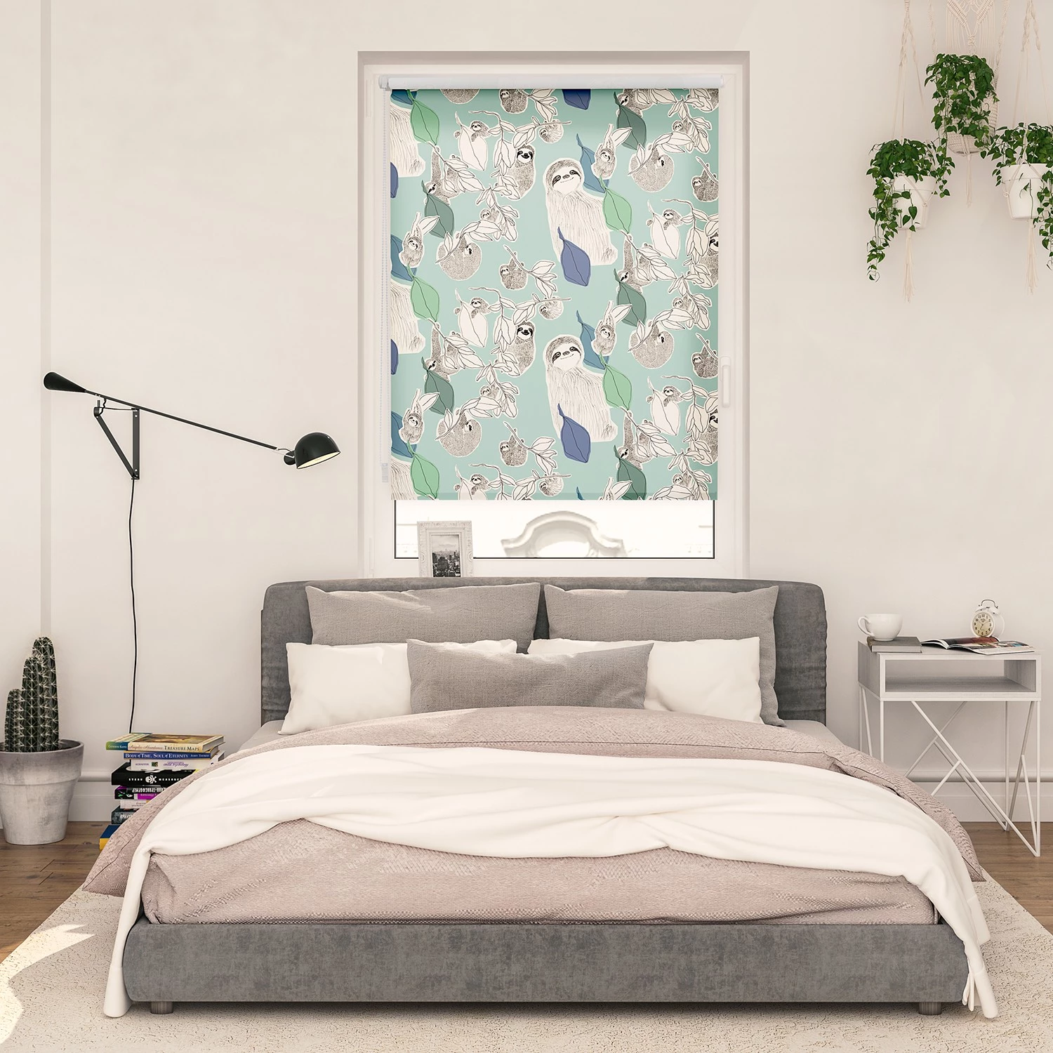 Lichtblick Store enrouleur Sloths - Polyester - Vert - 80 x 150 cm 5 Lichtblick Store enrouleur Sloths - Polyester - Vert - 80 x 150 cm – Image 5