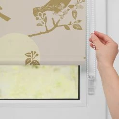 Lichtblick Store enrouleur Moon Birds - Polyester - Beige - 100 x 150 cm -Équipements de jardin Soldes 1000281027 210728 17202403184 DETAILS P000000001000281027