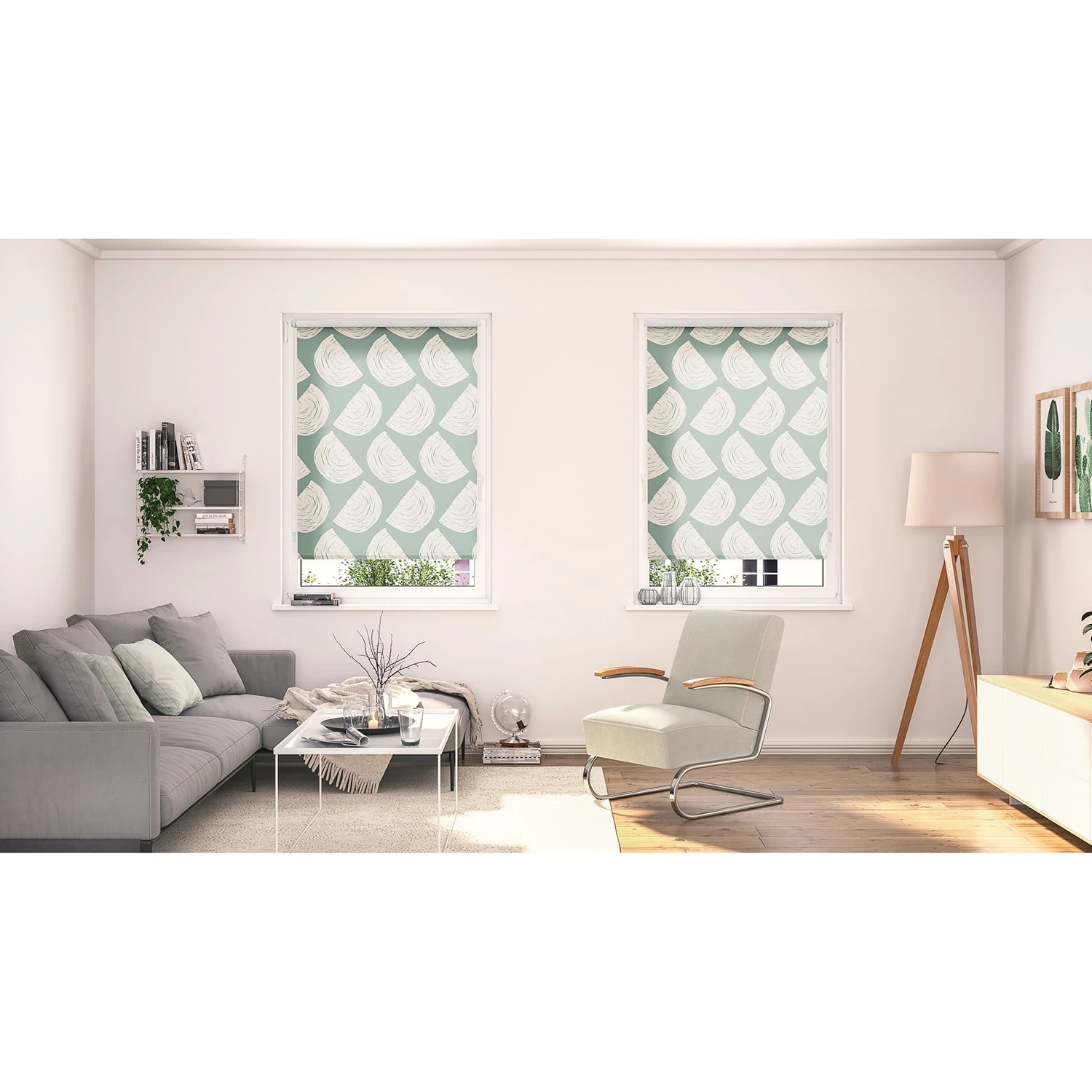 Lichtblick Store enrouleur Moving Rainbow - Polyester - Vert - 120 x 150 cm 3 Lichtblick Store enrouleur Moving Rainbow - Polyester - Vert - 120 x 150 cm – Image 3