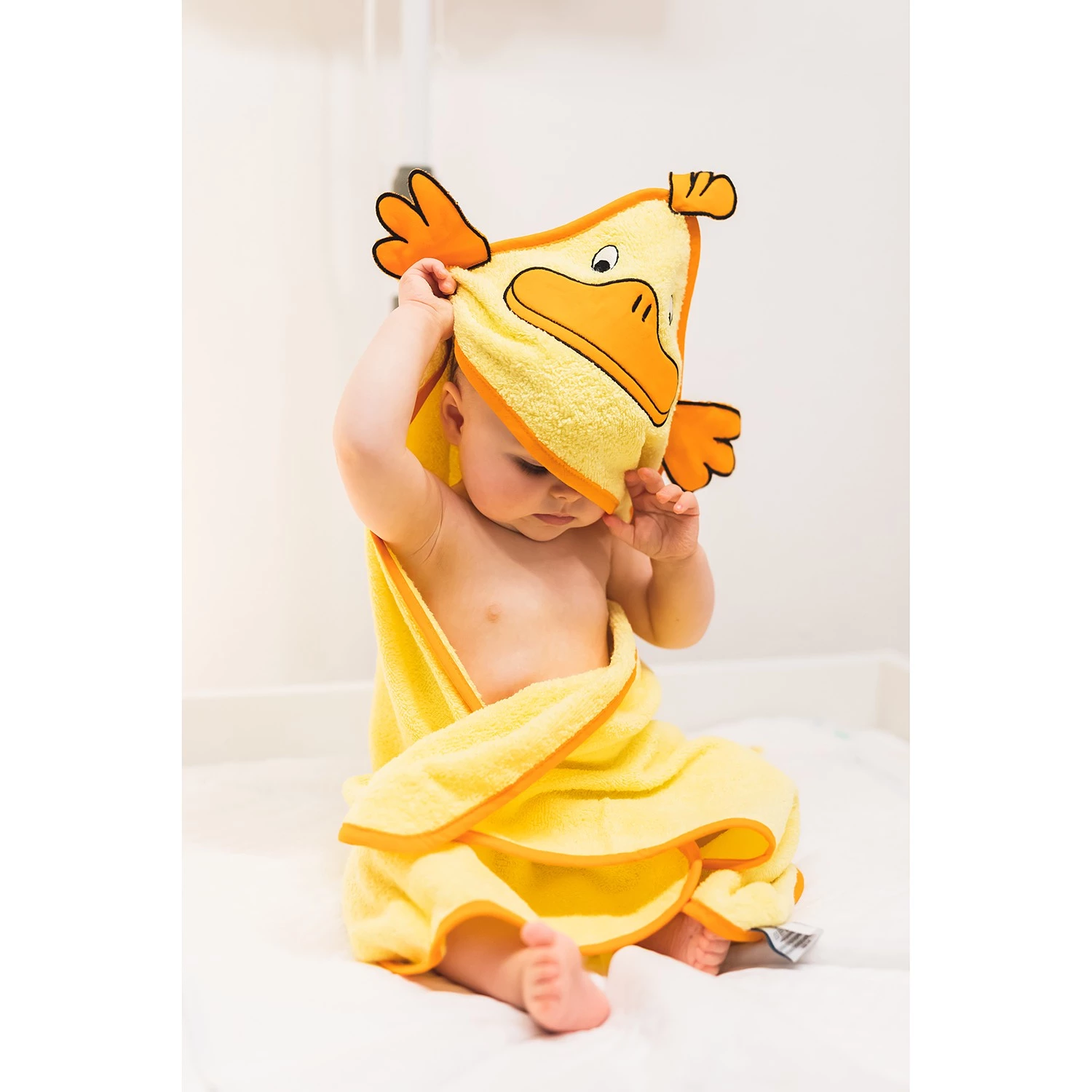 Fillikid Cape de bain canard 2 Fillikid Cape de bain canard – Image 2