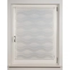 Mydeco Store double occultant Wave - Polyester - Blanc - 60 x 160 cm 13 Mydeco Store double occultant Wave - Polyester - Blanc - 60 x 160 cm -Équipements de jardin Soldes 1000330596 220209 13523100032 DETAILS P000000001000330596