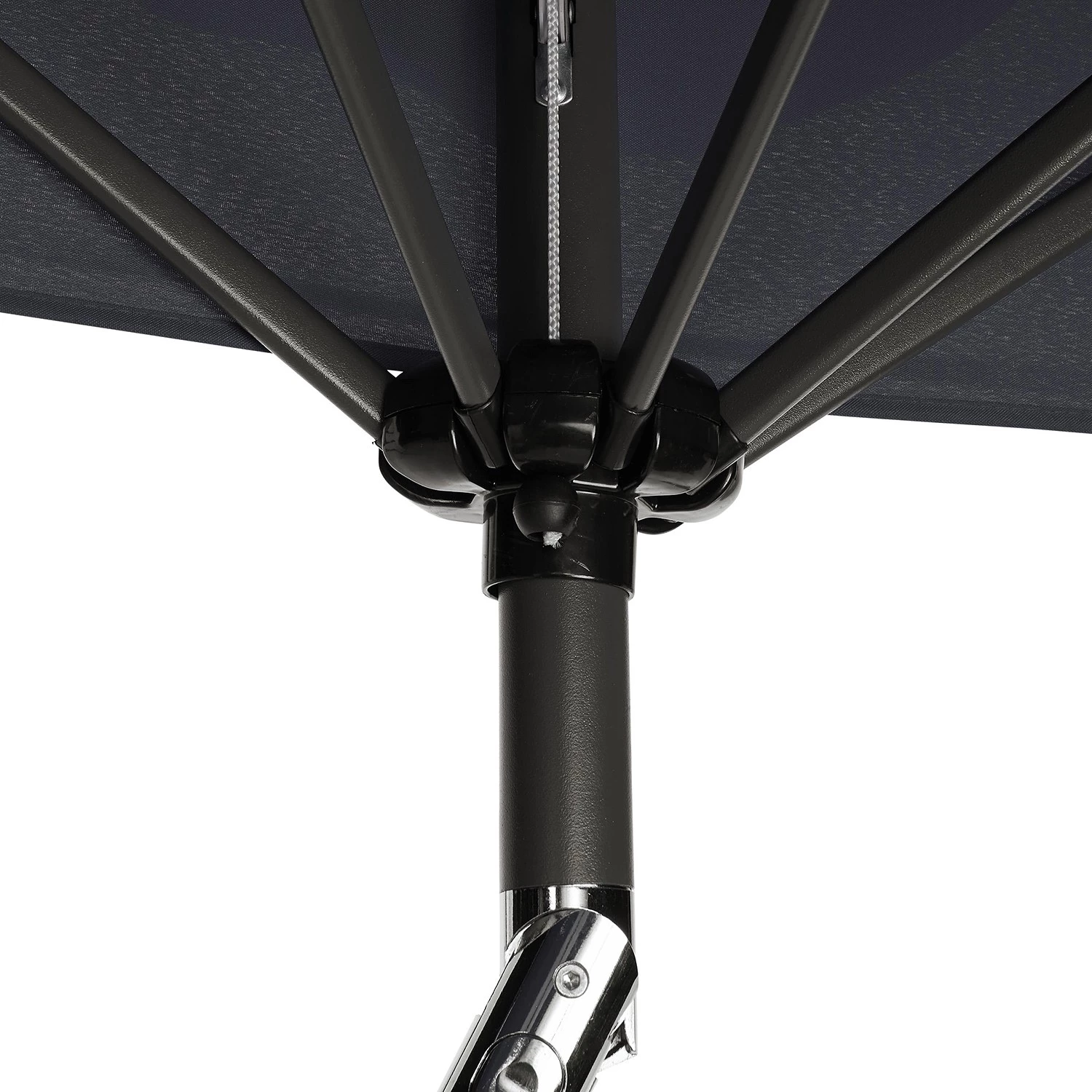 Butlers Parasol SIESTA X - Aluminium / Polyester - Gris 5 Butlers Parasol SIESTA X - Aluminium / Polyester - Gris – Image 5