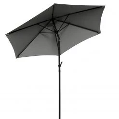 Butlers Parasol SIESTA VIII - Aluminium / Polyester - Gris