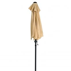 Butlers Parasol SIESTA III - Aluminium / Polyester - Beige -Équipements de jardin Soldes 1000339634 220315 030 DETAILS P000000001000339634