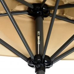 Butlers Parasol SIESTA III - Aluminium / Polyester - Beige -Équipements de jardin Soldes 1000339634 220315 033 DETAILS P000000001000339634