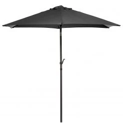 Butlers Parasol SIESTA IV - Aluminium / Polyester - Gris -Équipements de jardin Soldes 1000339635 220315 032 DETAILS P000000001000339635