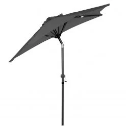 Butlers Parasol SIESTA IV - Aluminium / Polyester - Gris -Équipements de jardin Soldes 1000339635 220315 033 DETAILS P000000001000339635
