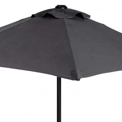 Butlers Parasol SIESTA IV - Aluminium / Polyester - Gris -Équipements de jardin Soldes 1000339635 220315 037 DETAILS P000000001000339635