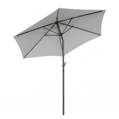 Butlers Parasol SIESTA XI - Aluminium / Polyester - Gris