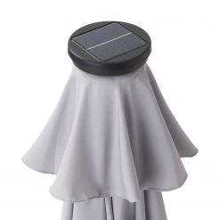 Butlers Parasol SUN & STARS - Polyester / Aluminium - Gris -Équipements de jardin Soldes 1000339676 220315 032 DETAILS P000000001000339676