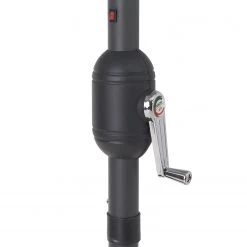 Butlers Parasol SUN & STARS - Polyester / Aluminium - Gris -Équipements de jardin Soldes 1000339676 220315 034 DETAILS P000000001000339676