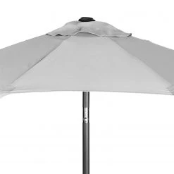 Butlers Parasol SIESTA VI - Aluminium / Polyester - Gris -Équipements de jardin Soldes 1000339680 220315 032 DETAILS P000000001000339680