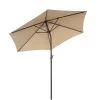 Butlers Parasol SIESTA VII - Aluminium / Polyester - Beige