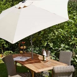 Butlers Parasol SIESTA VII - Aluminium / Polyester - Beige -Équipements de jardin Soldes 1000339691 220315 022 MOOD DETAILS P000000001000339691 mood